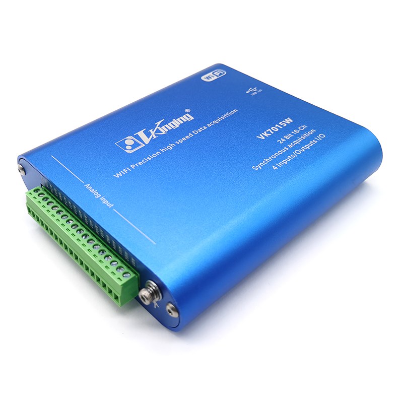 VK7015W 无线/USB数据采集卡 labview 24位16通道 32K同步采样