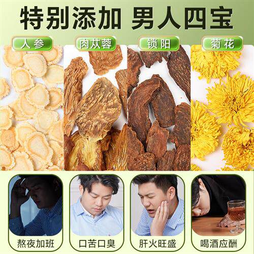 男士益肝茶菊花枸杞决明子茶养肝护肾养生茶肝火旺盛男肝肾熬夜茶