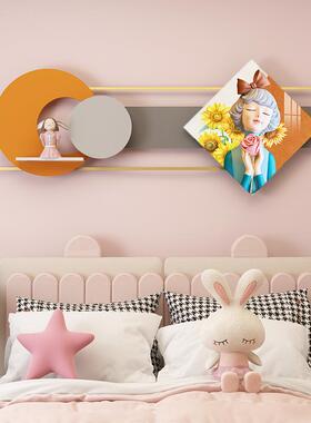 创意儿童房壁挂立体组装饰画餐合厅墙面置装物饰晶JOJ瓷画壁饰架