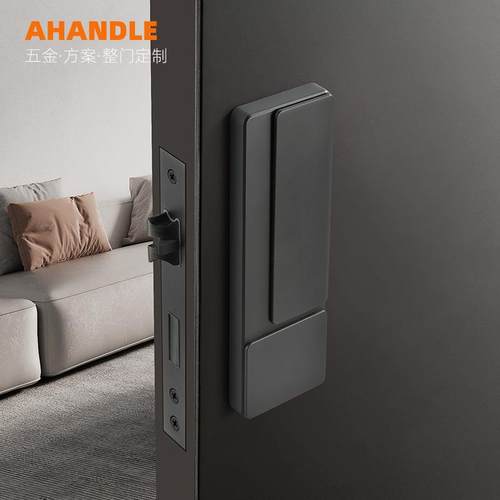把手内门锁侧拉隐形室卧室卫无间房门锁现代HD-05静音磁生吸锁