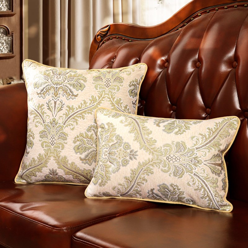 沙发腰枕长方形欧式高档抱枕靠垫z套不含芯美式客厅靠枕靠背505
