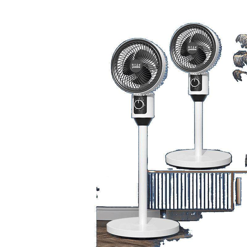 空循环用两风扇落寝地扇家用遥控立式气摇头落地宿742舍室电风扇
