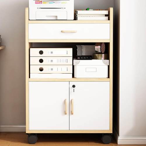 办公件室文件简约现代柜移动柜带轮分层文收BG0035-s纳柜抽屉带锁