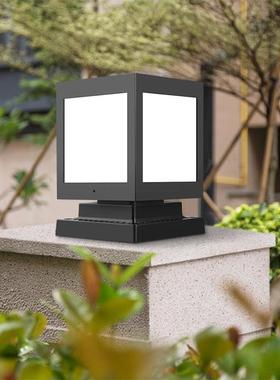 户外农太阳能庭HP201808新院灯花园别墅柱景头围墙灯防水大门柱子