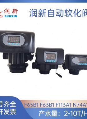 润新全自动软化控制阀 树脂锅炉2-10吨 F65B1 F63B3 F113A1 N74A3
