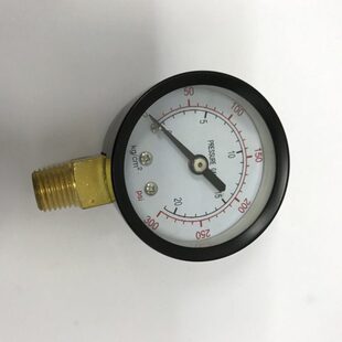 表盘50mm  y-50 立式压力表 压力 0-300psi 0-20kg 螺纹Z1/4 2mpa