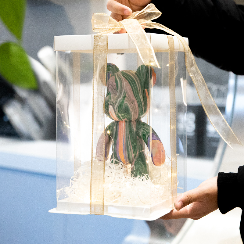 流体暴力熊diy手工生日礼物y送男生男友女生朋友的有意义闺蜜制作