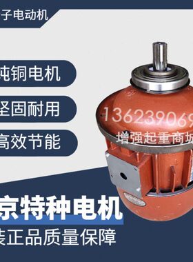 南京特种电机ZD22-4 1.5KW锥形转子电动机 1T电动葫芦用南特电机