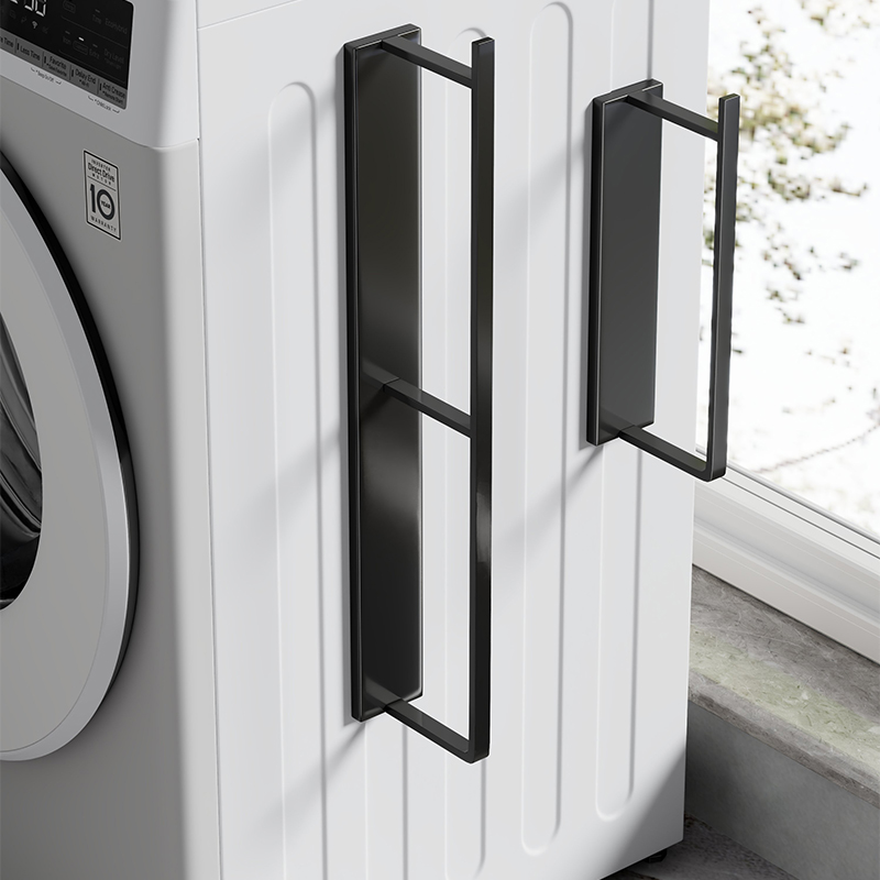 衣架收纳神器家用晾衣架r收纳挂架子免打孔阳台壁挂式多功能整理