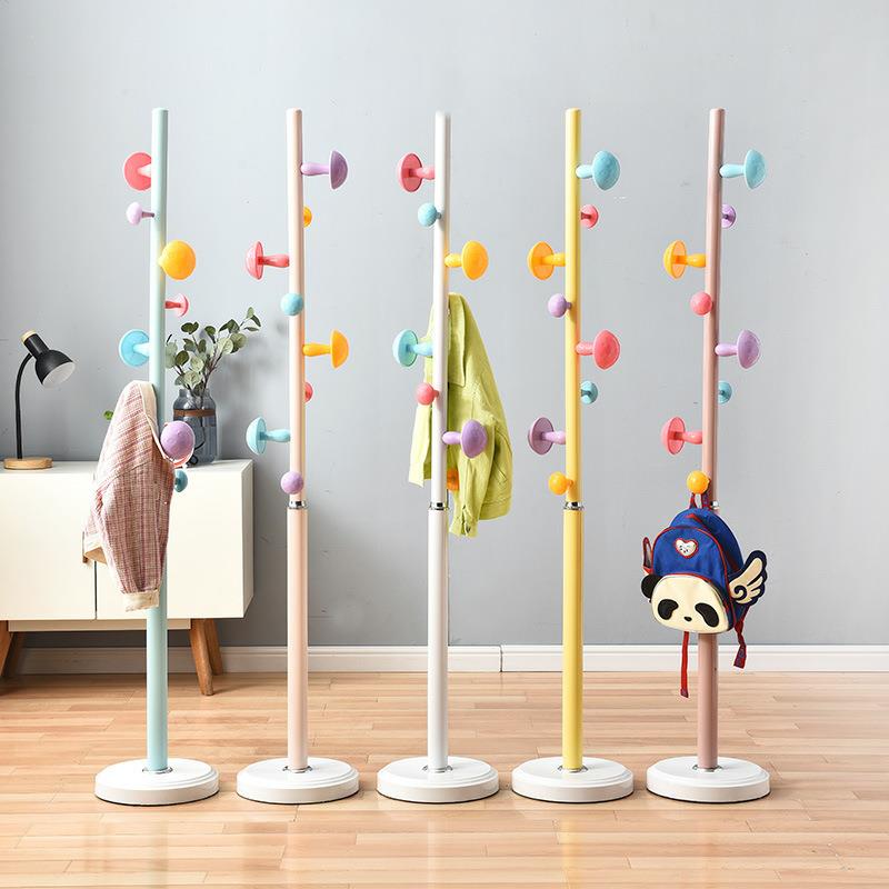 蘑菇款工艺衣架落地卧室挂衣架家用客厅网红轻奢晾衣架简易衣帽架