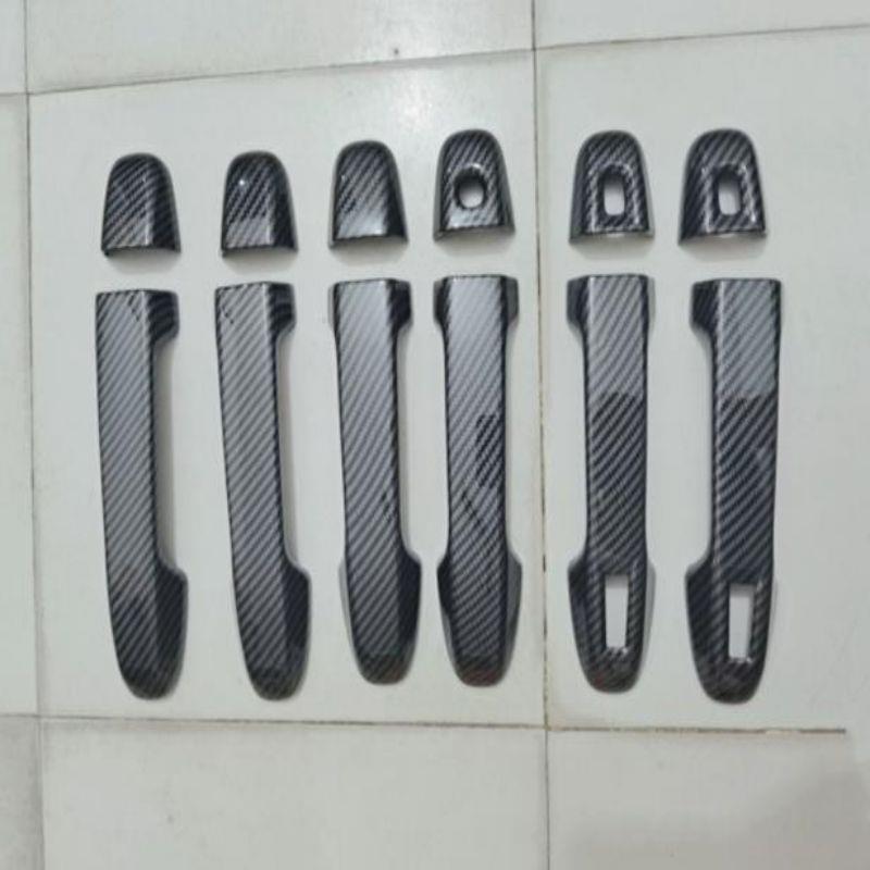 适用于15-22款SIENTA170系拉手门碗改装外饰电镀碳钎门把手装饰贴