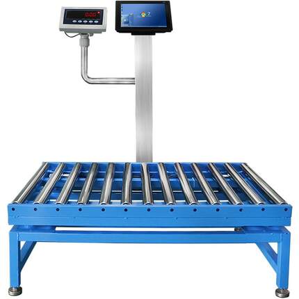 深圳智能触摸屏滚筒称二次开发流水线滚筒秤Win7安卓系统