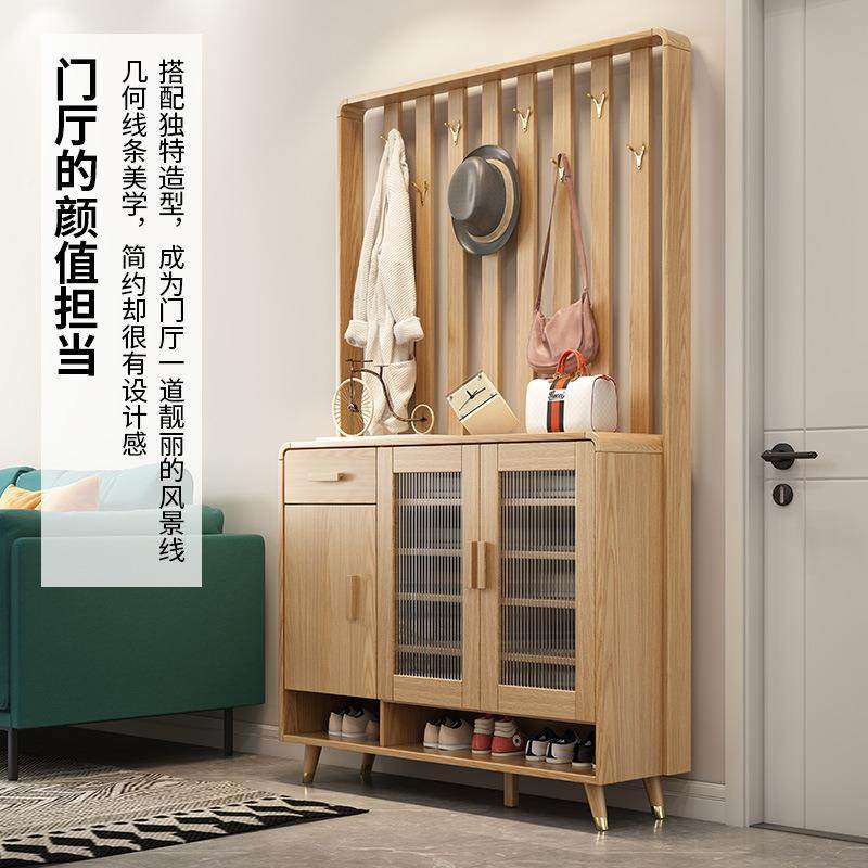 入简户鞋柜家用门口挂衣架带约现代一玄CD-54玄关柜隔断体屏风进