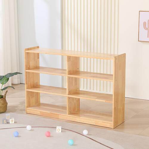 幼儿园实木玩具柜区角童