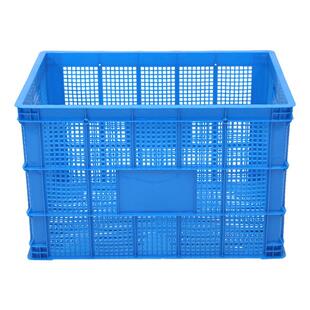 大号方形可IME加轮子织塑料周转筐75长服装纺塑胶框快递物流框5子