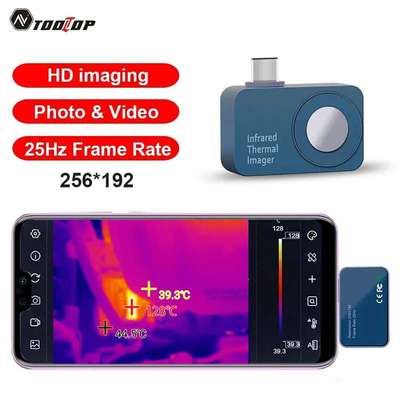 TOOLTOP T7 256*192 安卓插卡式热成像相机 25Hz 拍照 支持多语言