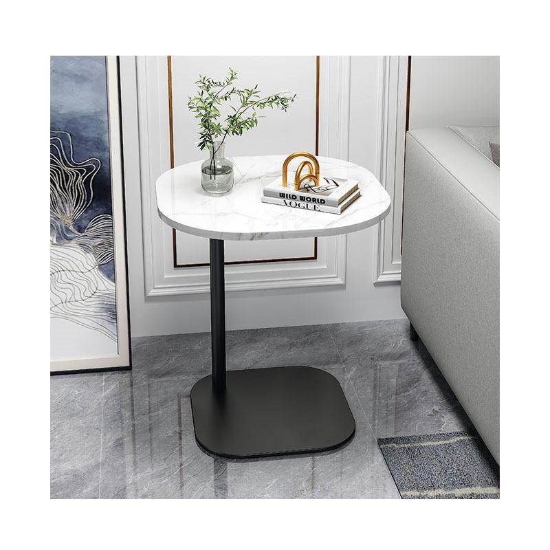 轻奢岩板边几小户型茶几可移动小桌子沙J发边几高级感客厅阳台角