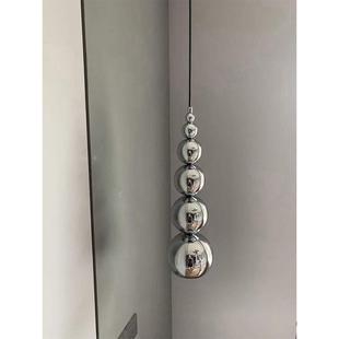 2025新款 葫芦头卧吊灯单头银色床包豪353斯室吧台餐厅镜前灯叙利