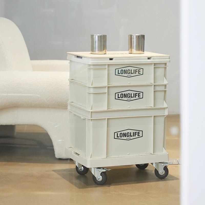 JCD40便30小平万台车pp可移动两轮带刹家用捷移动向型轮