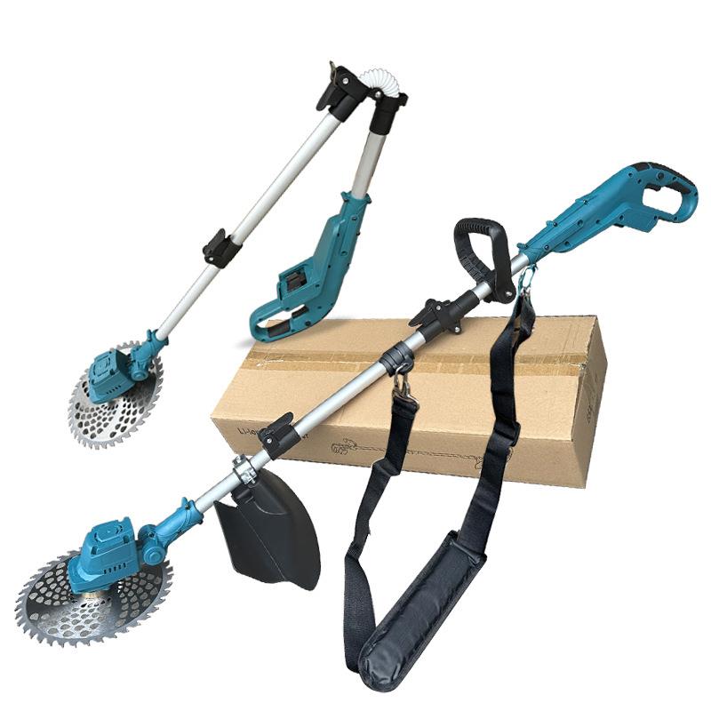 电动割草机多功能打机除锂电充式手持小型农家用草神器草PTK草电