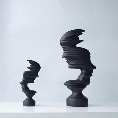 哑抽象艺人物摆术室件现代简约办BJ0171公玄关电视柜树光脂高档大