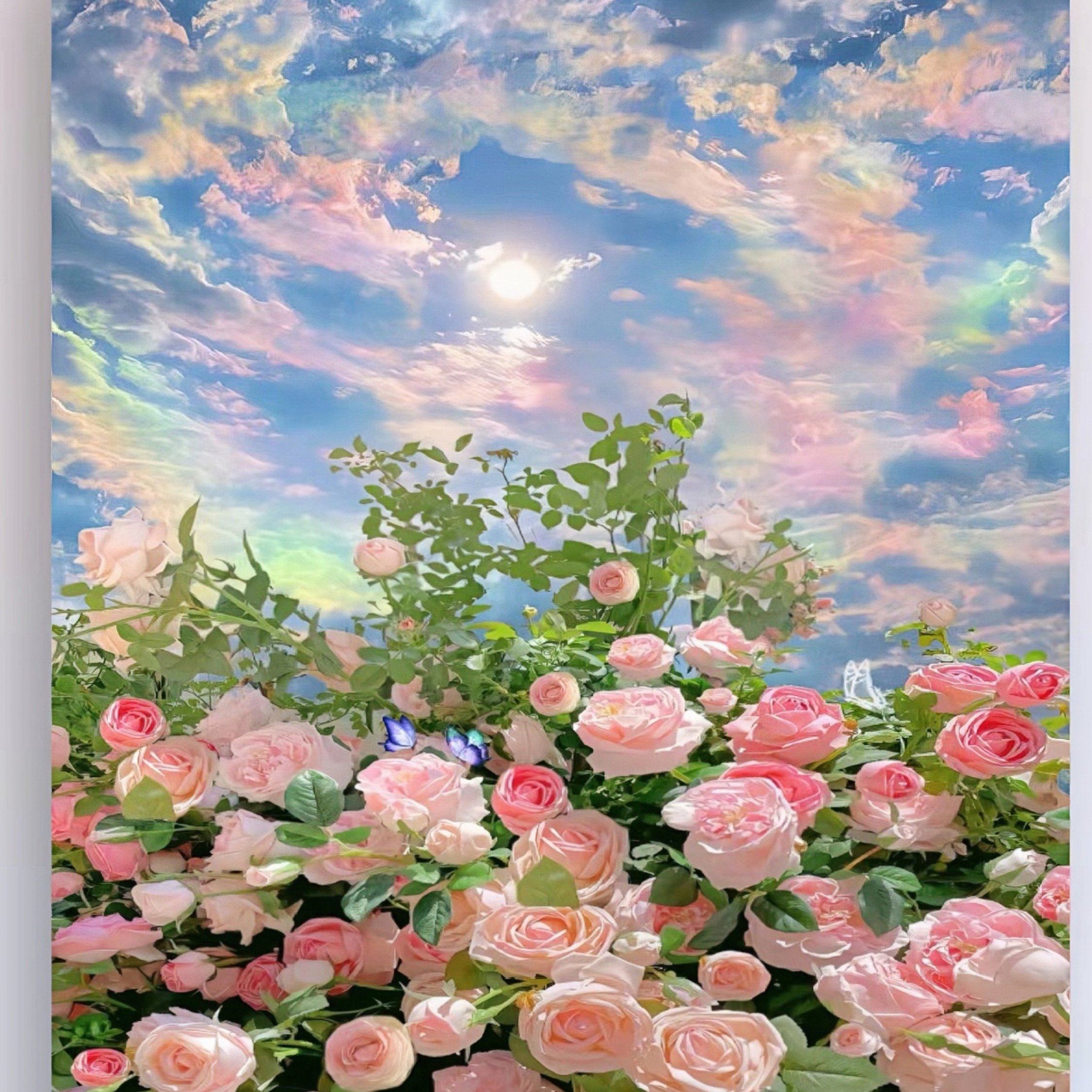 山茶花卉diy数字油画手工填色画治愈系唯美手绘丙烯装饰油彩挂画,家居饰品,DIY/数字油画,淘宝优惠券,粉丝福利购,淘宝优惠卷