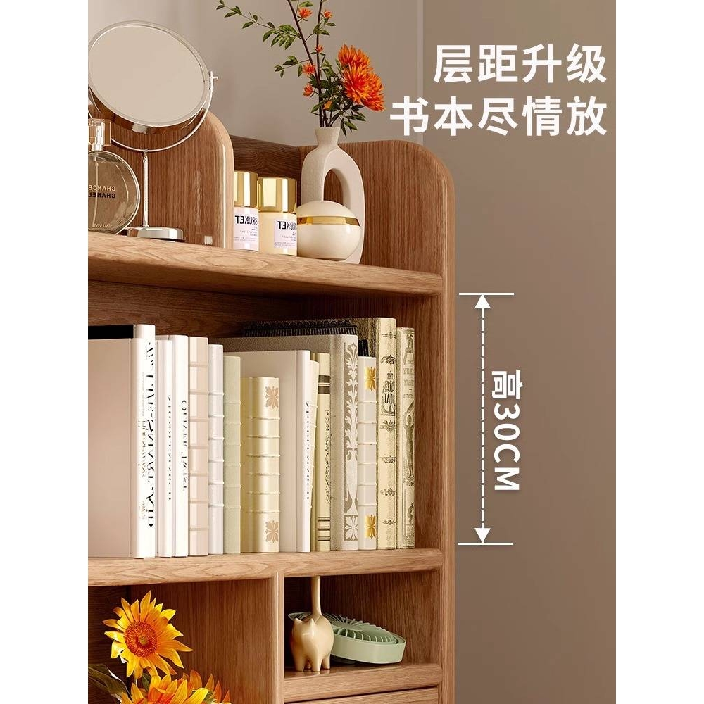 简易双层桌上书架学生书桌收纳架多层飘窗储物柜桌面置物架