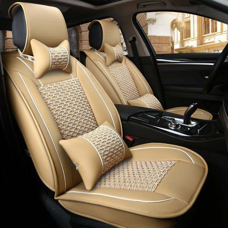 新款夏季加汽坐垫四通用CRD皮季冰丝车垫全车包座椅垫,标准件/零部件/工业耗材,车间地垫,淘宝优惠券,粉丝福利购,淘宝优惠卷