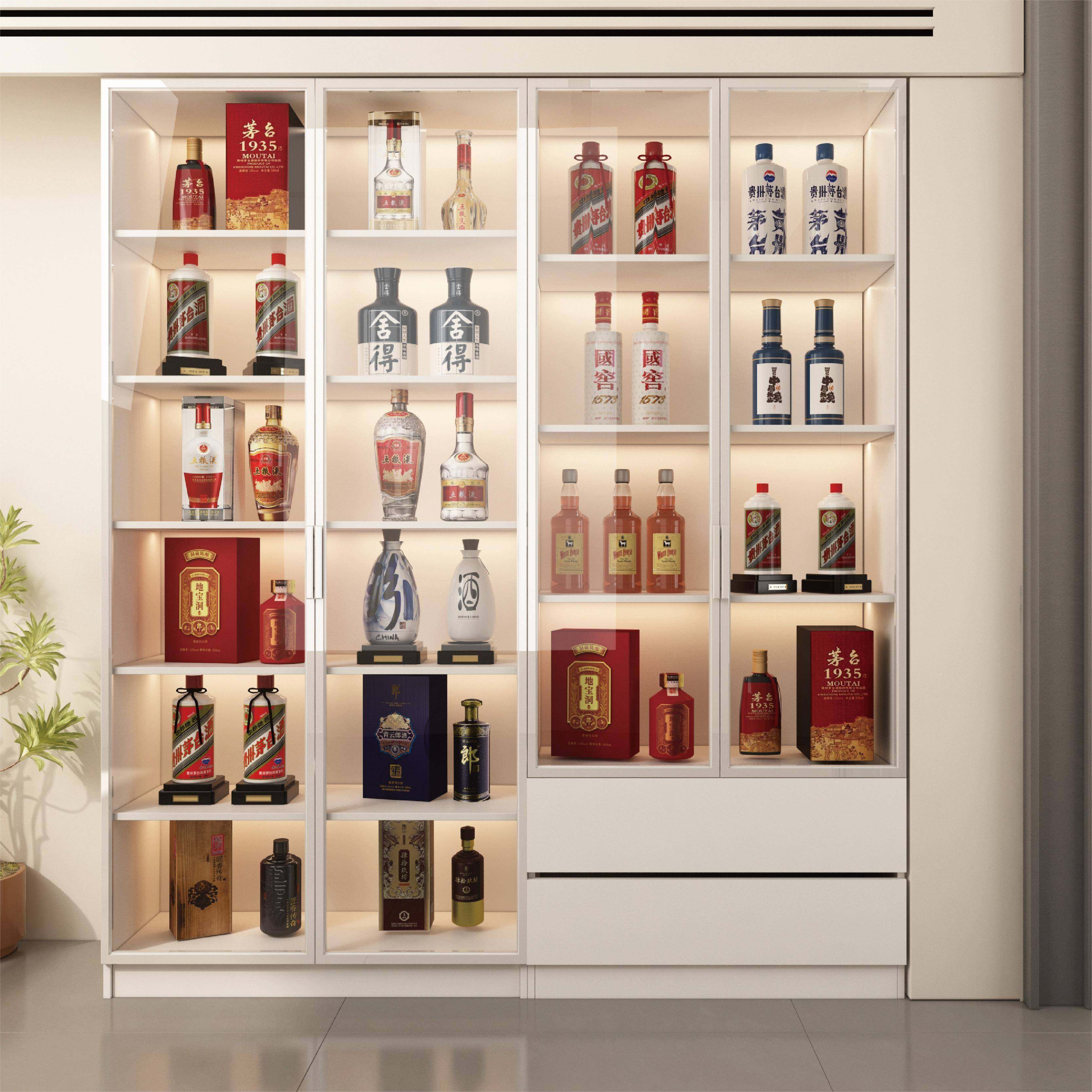 红型架酒柜客厅墙展示架小靠酒TTqmrgxg置物架威士忌小酒柜收纳架