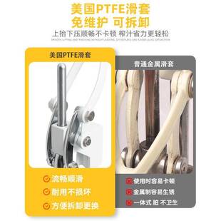 新款榨汁机商用摆摊橙子榨汁专用家用手动挤压器鲜榨神器汁渣分离