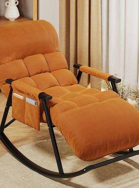 懒人椅沙发可躺睡家可用卧室客摇阳台QHY休厅闲大人躺椅折叠午休