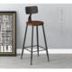 台椅子实高凳酒吧椅家用靠背高椅高脚吧凳铁艺吧凳前1100 1台高脚