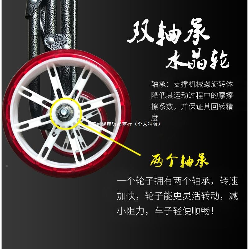 便买菜车折家AL102094用购物小拉车菜篮轻便携人老年叠超市拖车手