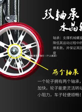 便买菜车折家AL102094用购物小拉车菜篮轻便携人老年叠超市拖车手