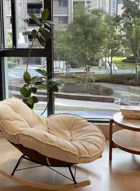 懒成人阳台卧室摇椅厚企ZTL大人家加用单人躺椅客厅人沙发鹅休闲