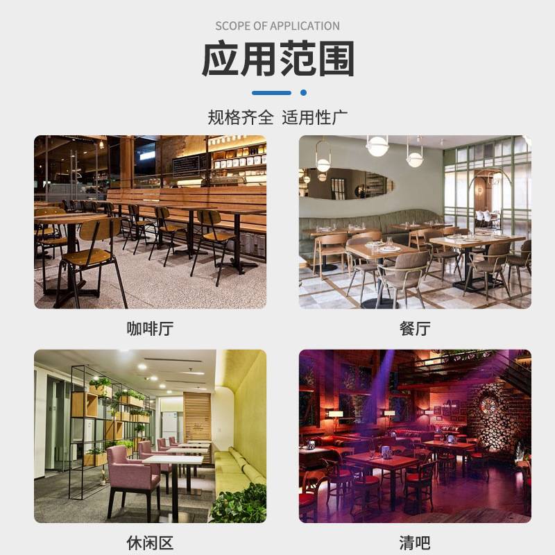 不锈钢餐桌脚支架黑色铁盘桌腿圆盘方形盘洽谈桌支架餐桌圆桌底座