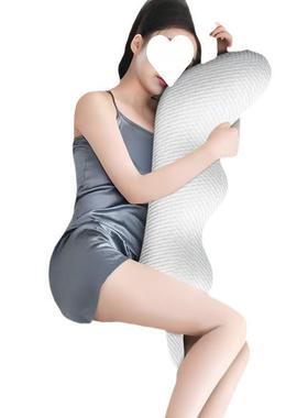 床上长大枕睡觉夹腿枕可拆条65461洗记忆棉成女生侧睡抱枕人男