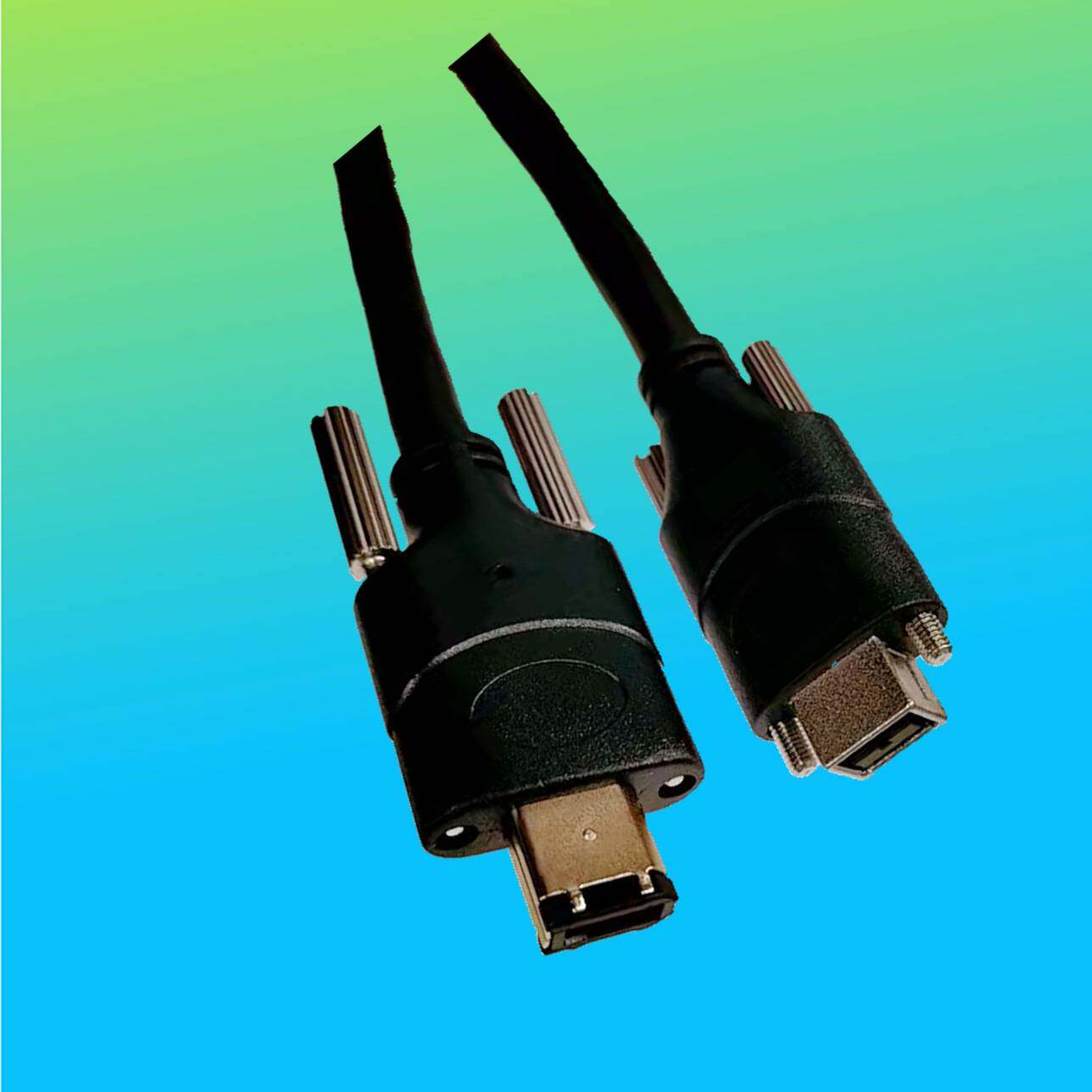 IEEE1394B\A火线两端带螺丝400M800M标准协议工业相机图像传输线