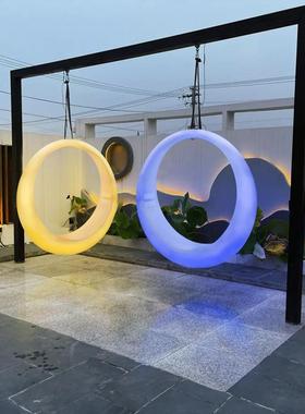 庭院秋宿荡民秋千吊椅户外院子休闲躺露营拍HLZ千照打卡花园摇篮