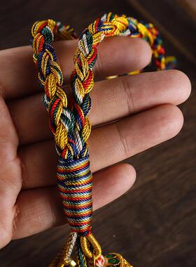 20工25年ZAX藏式路财神卡唐车内编卡五台五车挂手绳汽车吊饰汽车