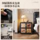 中古风实木床柜2025新款 家复用卧室意收纳柜古头BC89简约床边柜创