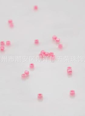 WRZXW-37电脑机绣珠盘珠饰璃品料连线玻珠璃辅米珠机绣QBX玻散珠