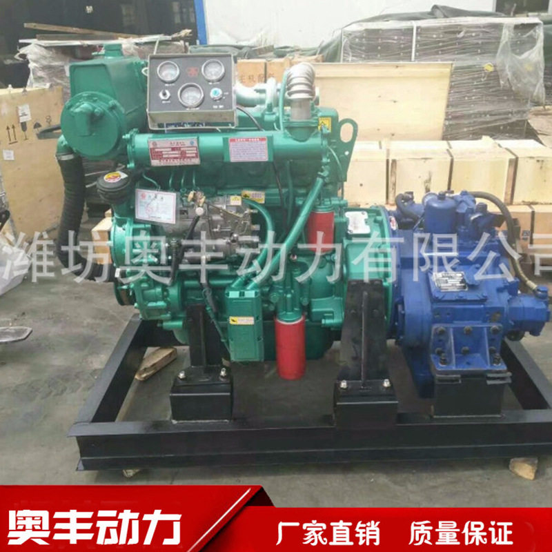 潍柴发动机100马力船用主机杭州 4105/4108渔船主机 4102拖网船柴