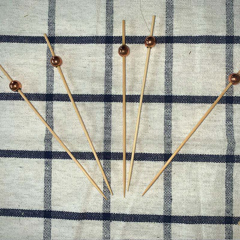 对外贸易次性时尚拼盘竹水果签叉花式鸡尾酒配饰寿司可爱创意家用