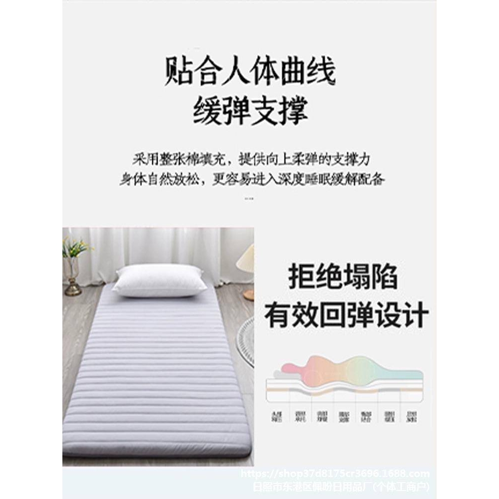 床垫软垫学生宿舍单人床褥子家用榻榻米睡垫打地铺垫被海绵垫秋式