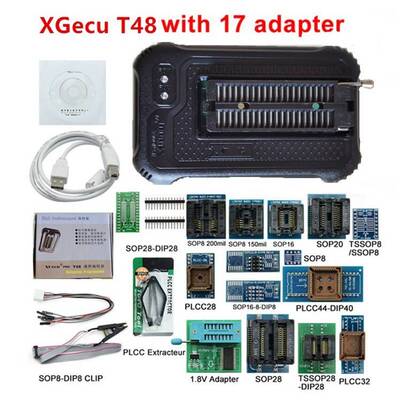 XGecu T48 TL866 通用编程器 笔记本 汽车 主板 flash bios烧录