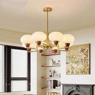 中古客厅吊灯南洋风创意温馨大厅灯2025新款 vintage家用氛围灯具