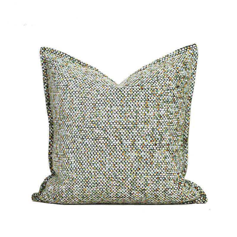 轻奢简约现代抱枕沙发客厅靠垫方枕样板间酒店抱枕红色靠包腰枕