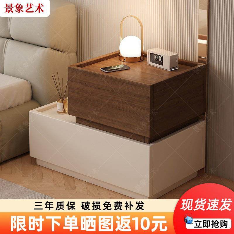 床头柜意式简约长方形边几自由组合收纳储物柜沙发边几床边置物架,玩具/童车/益智/积木/模型,其它,淘宝优惠券,粉丝福利购,淘宝优惠卷