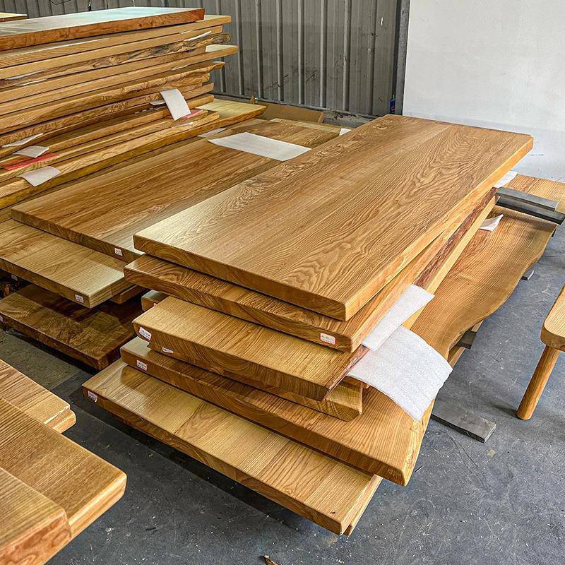 木板老榆木板整板整板桌板茶桌实木松木板面板榆木板北蜡餐桌